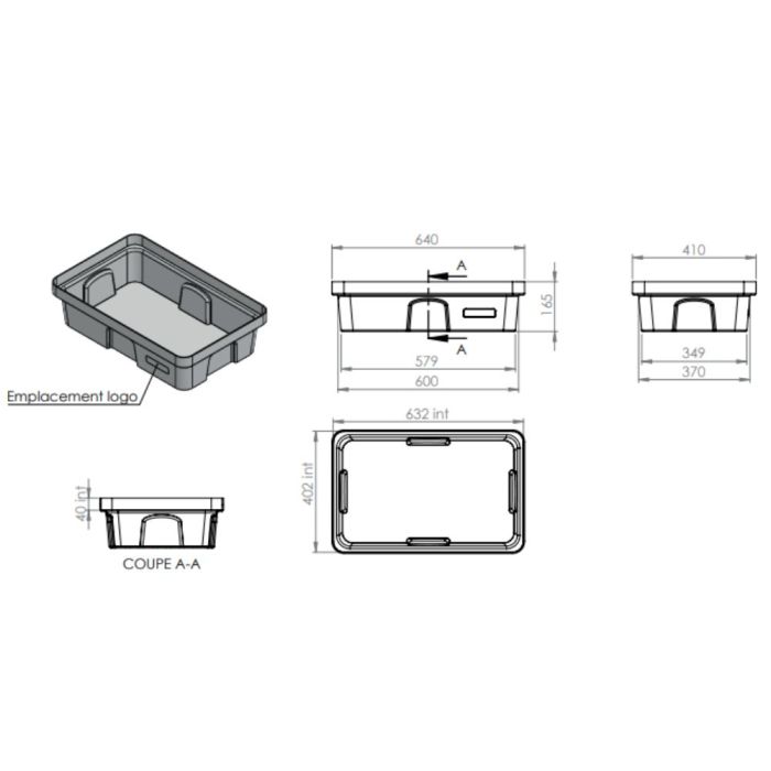 Bac de rétention 30 L EMP