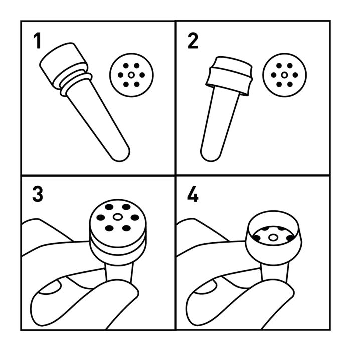 Clapet alu pour tétine agneau par 6