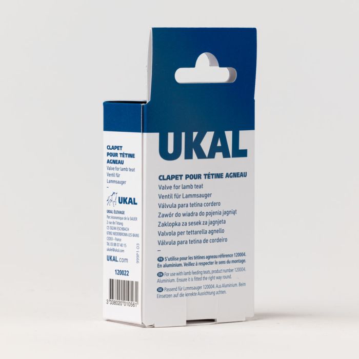 Clapet alu pour tétine agneau par 6