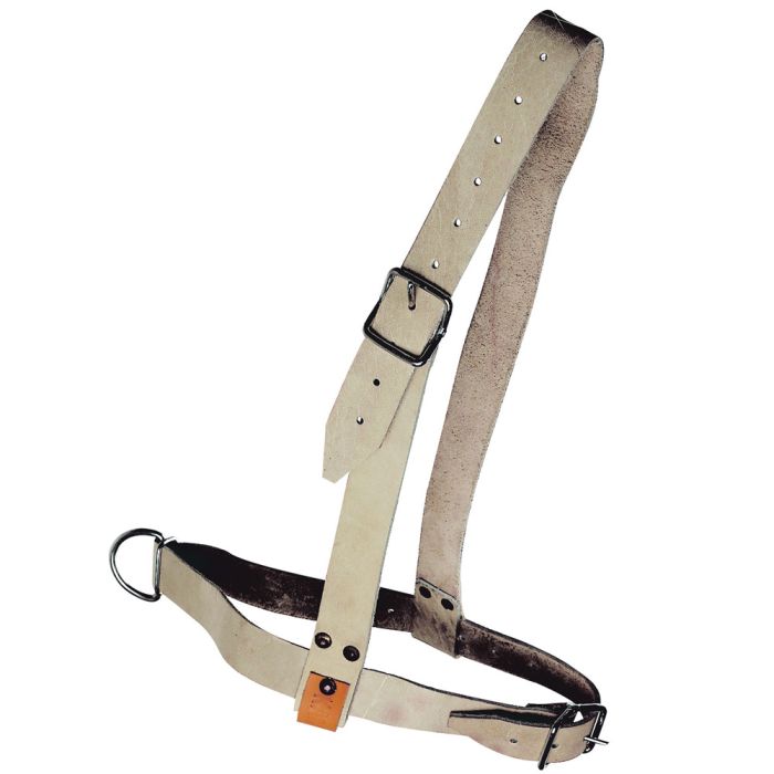 Licol taureau en cuir souple brun - KAMER