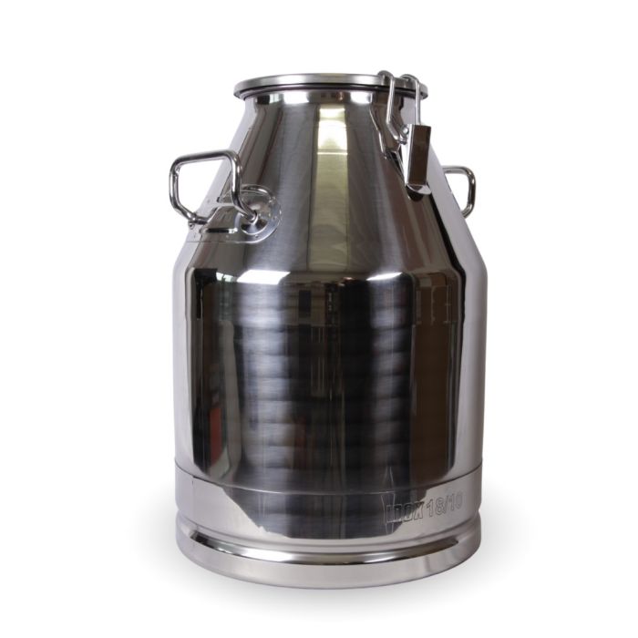 Bidon de lait pour transport en acier inox 30L