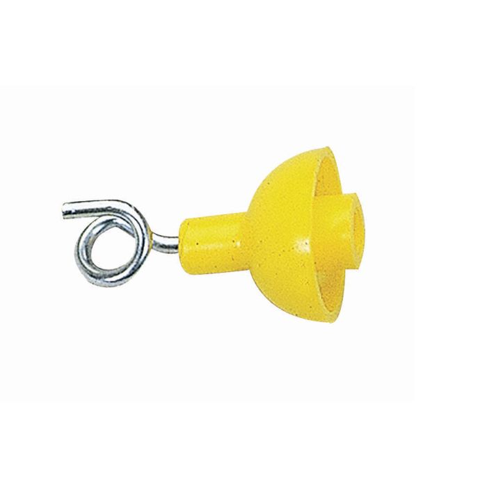 25 Isolateurs tire bouchon métal BEAUMONT