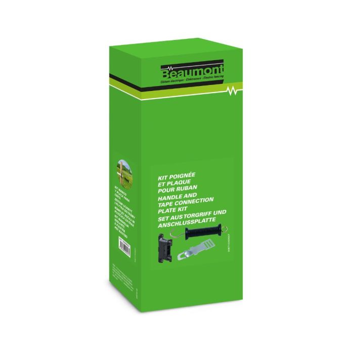 Kit poignée + plaque + isolateur pour rubans BEAUMONT
