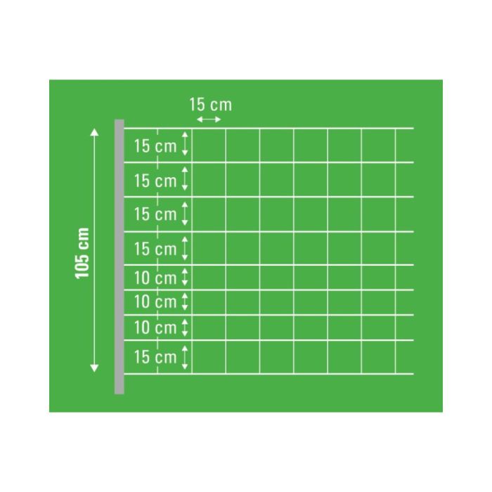 Filet électrifiable 1,05m - 50 m, pour chèvre BEAUMONT