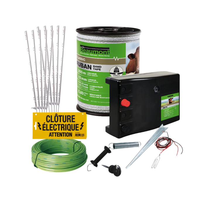 Kit de clôture pour grand chien ou chien à poils longs BEAUMONT