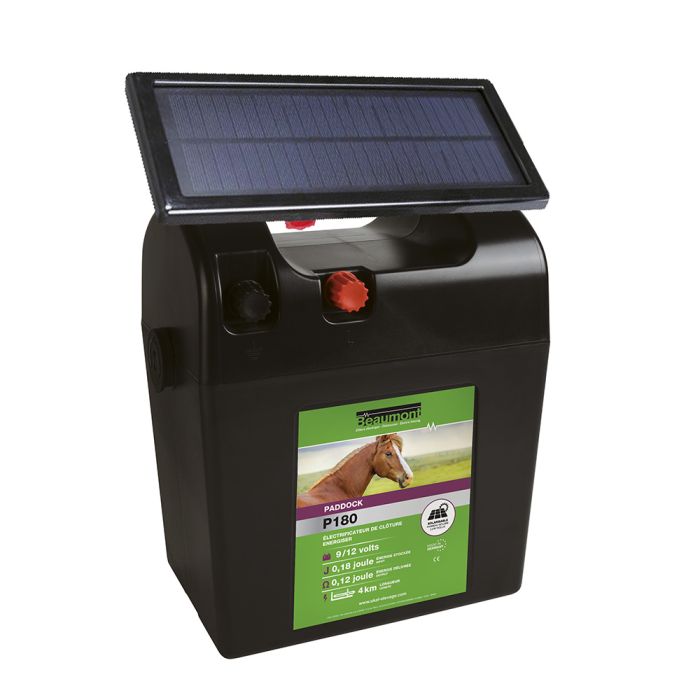 Poste pile PADDOCK P180 avec panneau solaire BEAUMONT