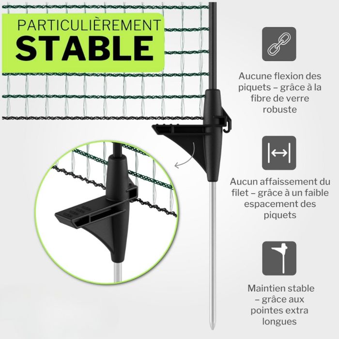 Filet de délimitation FIX 25 m 90 cm HORIZONT