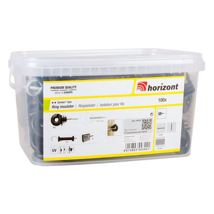 97 isolateurs + 2 poignées + outil vissage