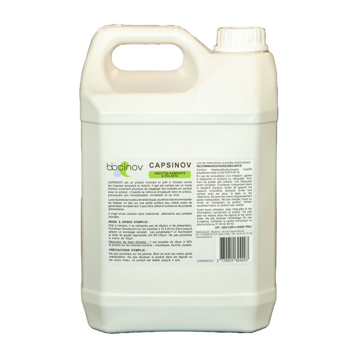Solution sans insecticide contre punaises de lit et autres insectes - 5l