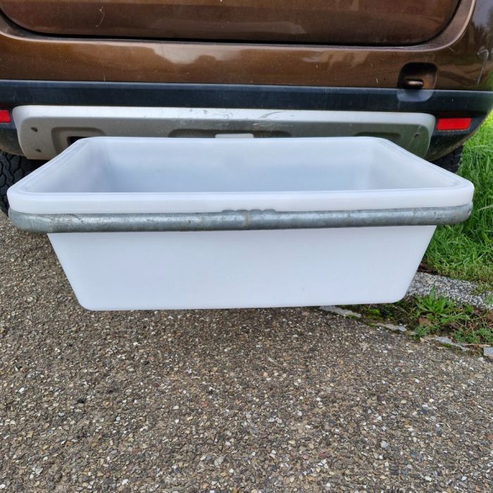 Bac alimentaire professionnel gradué rectangulaire en plastique 50L 