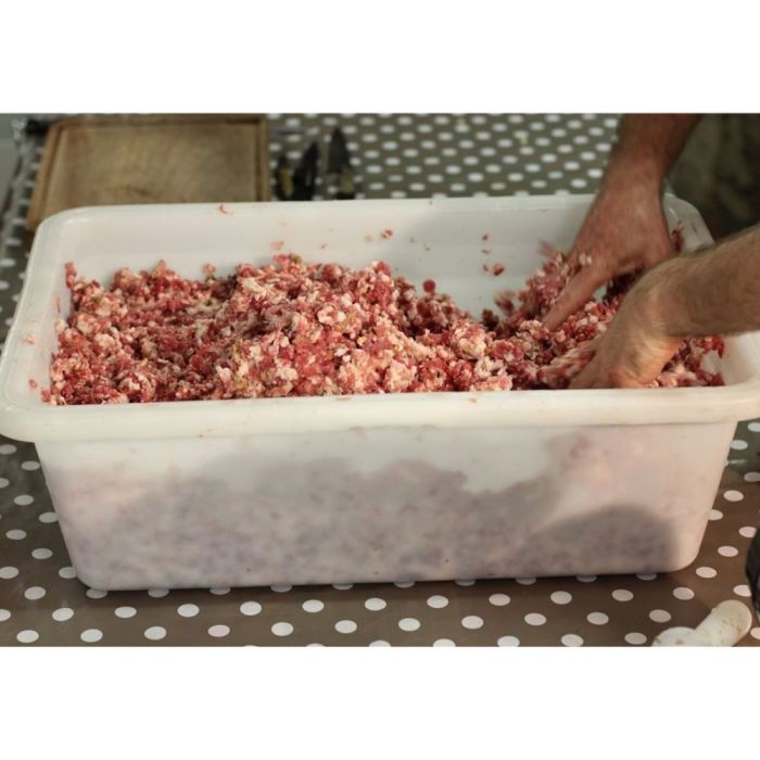 Bac alimentaire professionnel gradué rectangulaire en plastique 50L 