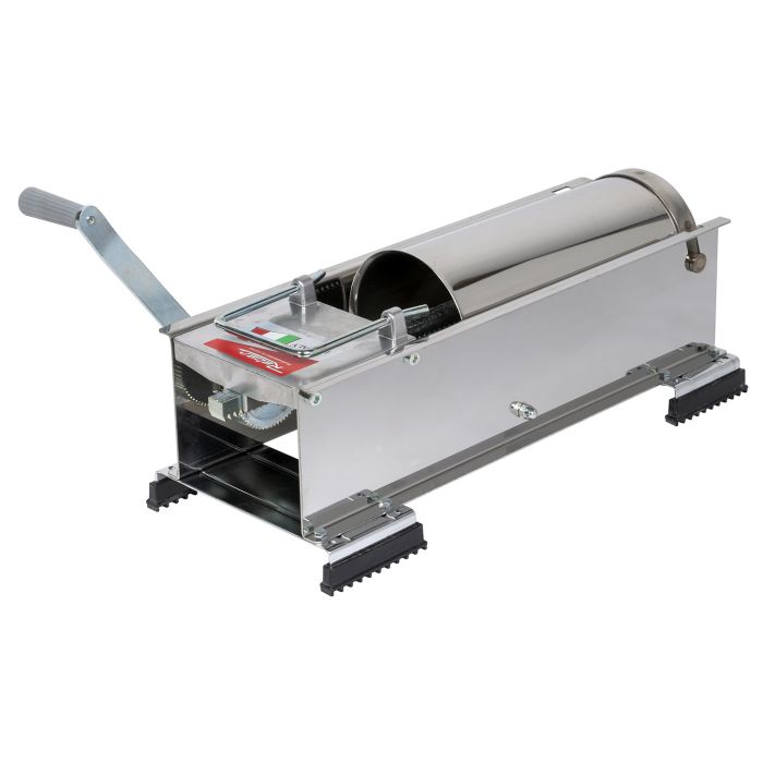 Poussoir à saucisse REBER tout inox 2 vitesses 5 kg PRO