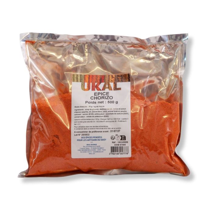 Mélange épices pour chorizo 500 g UKAL