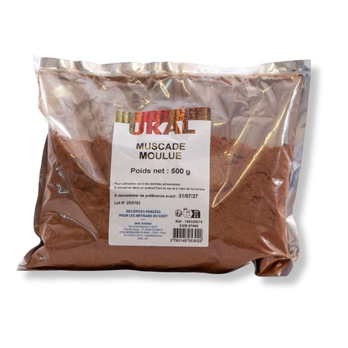 Noix de muscade moulue 500 g UKAL