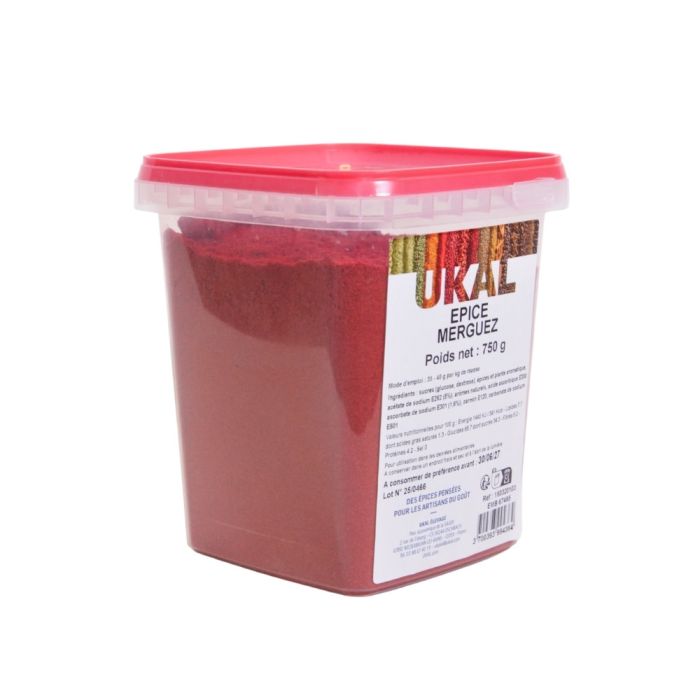  Mélange épices pour merguez 750 g UKAL