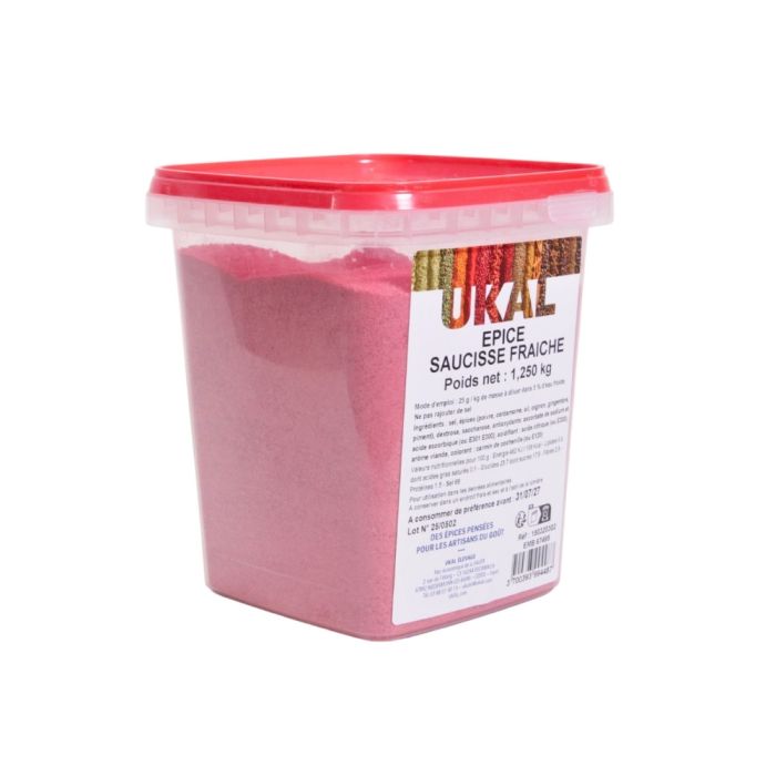  Mélange épices pour saucisse fraiche 1.25 kg UKAL