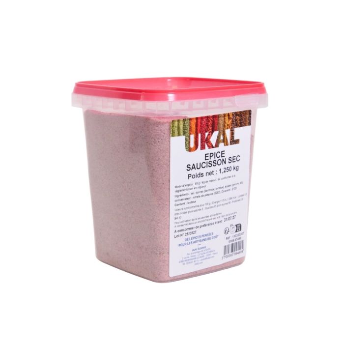 Mélange épices pour saucisson sec 1,25 kg UKAL
