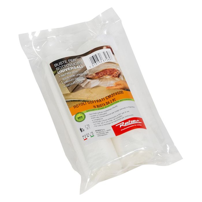 Rouleaux alimentaire emballage sous-vide 20*600 - Conservation des aliments  - Coffia