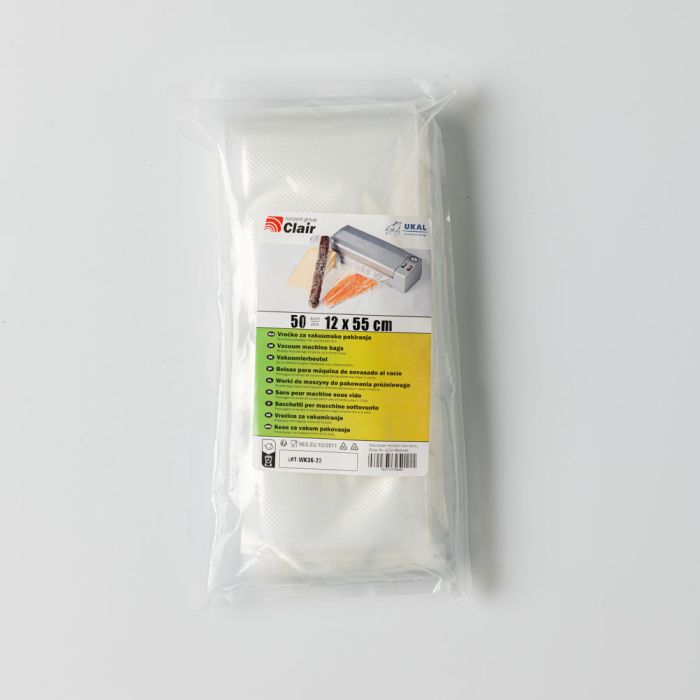 50 sachets pour mise sous vide 12x55 cm