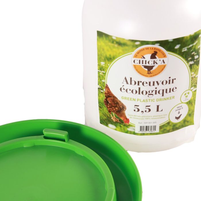 Abreuvoir volaille ligne verte 5.5 l