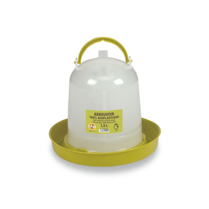Abreuvoir bioplasique 1,5L pour volailles CHICK'A