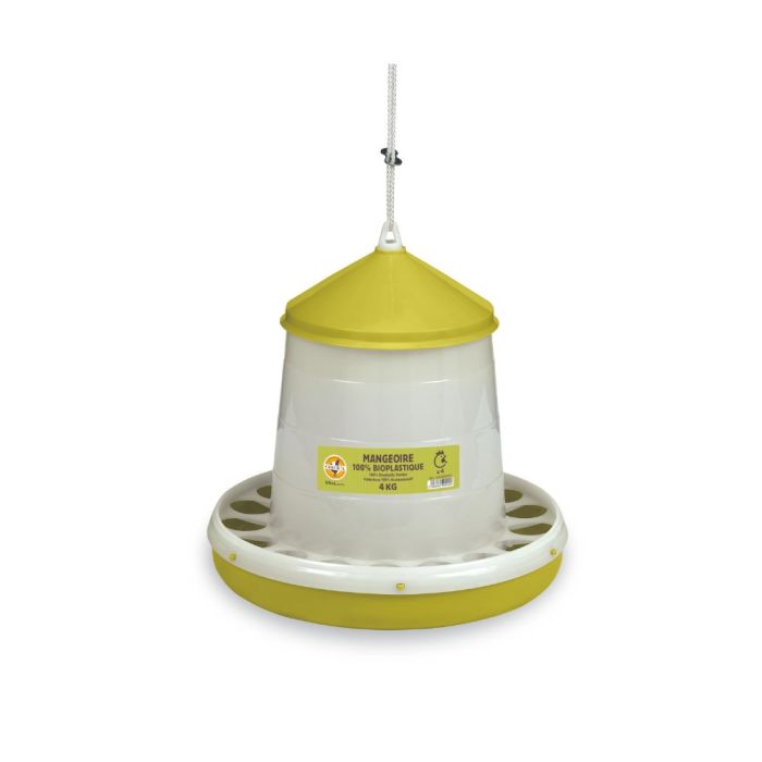 Nourrisseur bioplasique 4 kg pour volailles CHICK'A