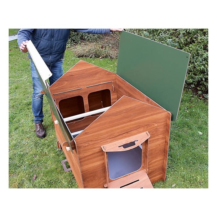 Poulailler 2 à 4 poules Gality Bergame 