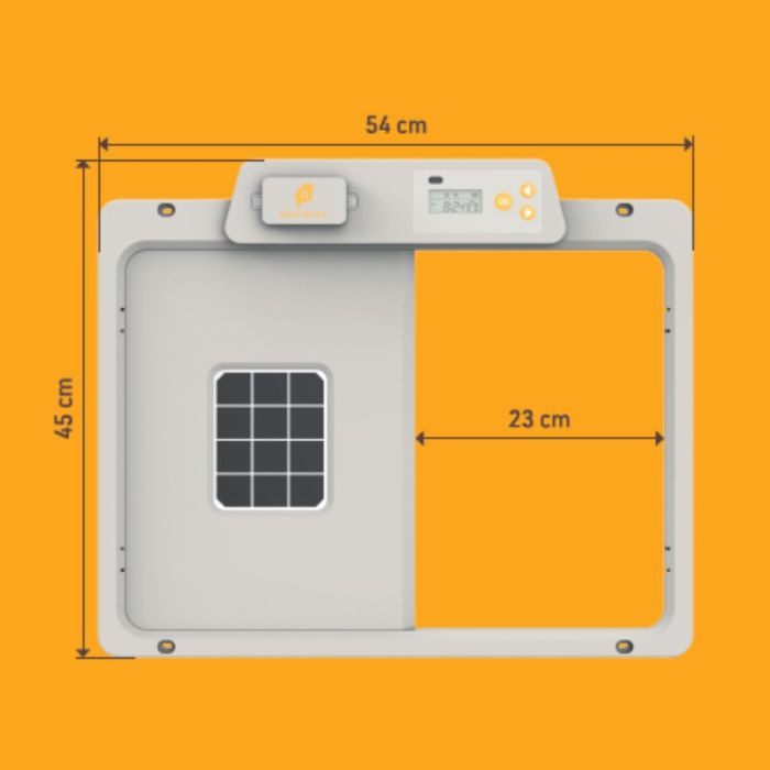 Portier automatique horizontal pour poulailler CHICKA