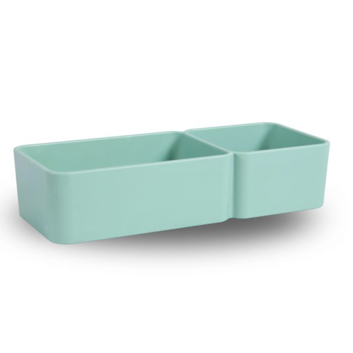 Mangeoire double verte pour rongeurs CHICK'A