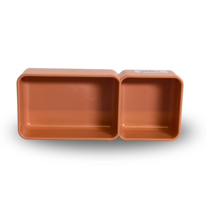 Mangeoire double beige pour rongeurs CHICK'A