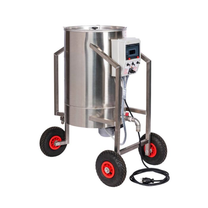 Thermiseur en Inox sur roues 100L