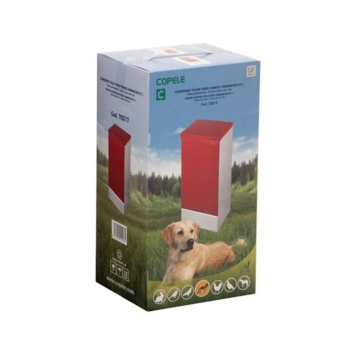 Mangeoire à trémie avec porte basculante 27 L COPELE