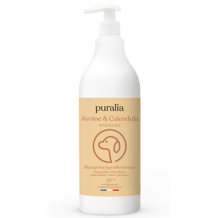 Shampoing hypoallergénique 1L PURALIA