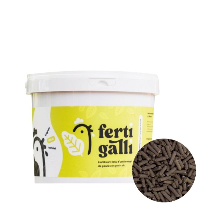 Fertilisant 100 % naturel fientes de poules 4 kg FERTIGALLI