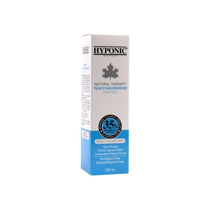 Nettoyant naturel anti-larmes pour chiens et chats 120 ml HYPONIC