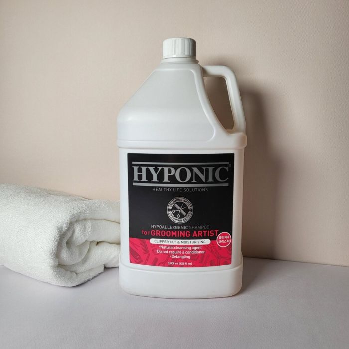 Shampoing hydratant Grooming Artist 3,8 L HYPONIC