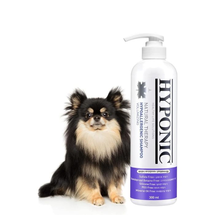 Shampoing volume naturel et hypoallergénique pour chiens 300 ml HYPONIC