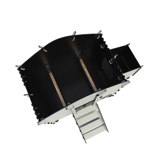 Poulailler 4 poules Harmony en plastique recyclé