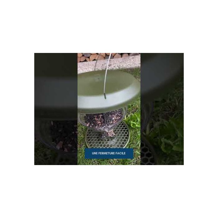 Mangeoire anti-nuisibles SMART BIRDS pour oiseaux bleue SWISSINNO