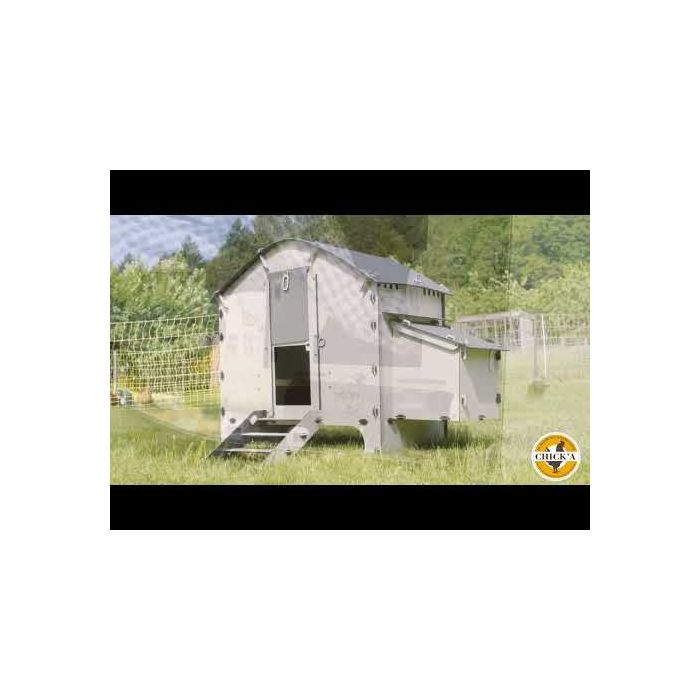 Poulailler 4 poules Harmony en plastique recyclé