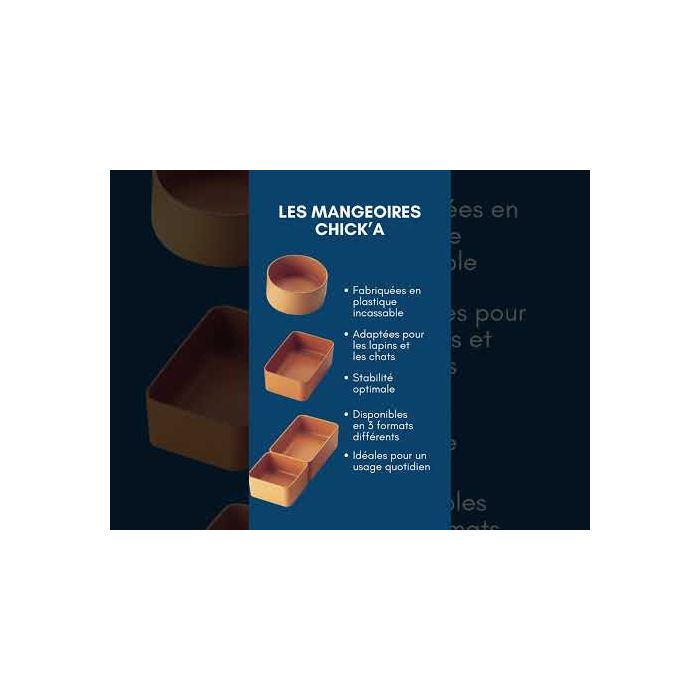 Mangeoire plastique ronde