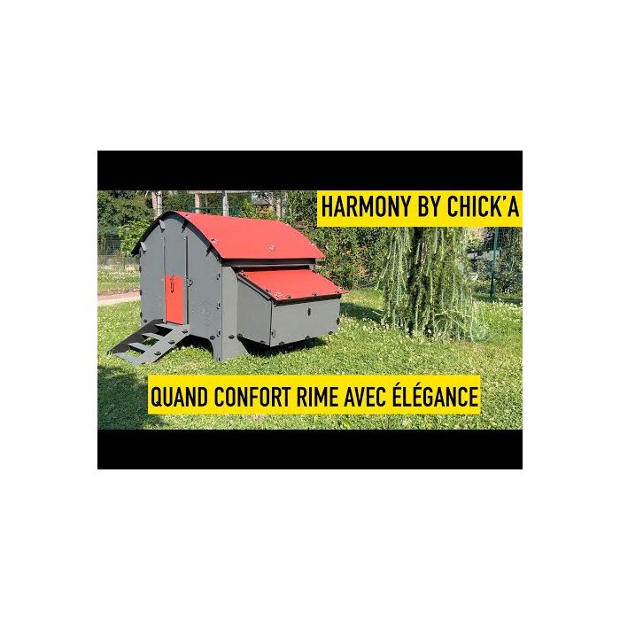 Poulailler 8 poules Harmony en plastique recyclé