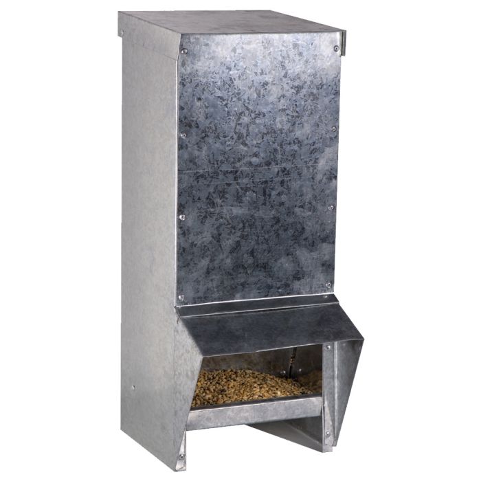 Mangeoire à trémie en acier galvanisé 18 L CHICK'A