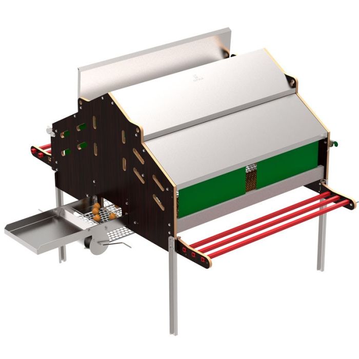 Pondoir collectif pour 120 poules