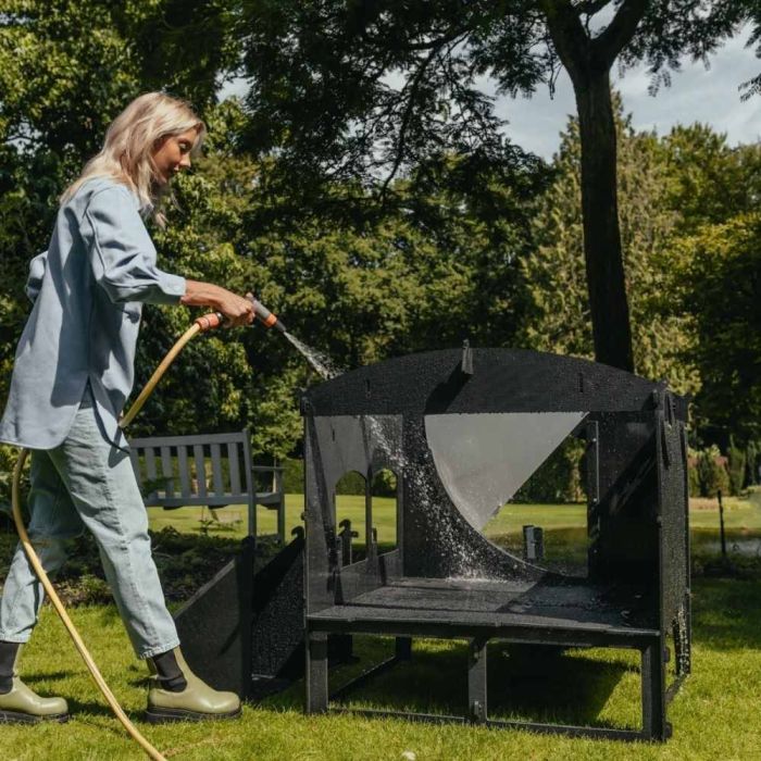 Poulailler recyclé avec pieds pour 8 à 15 poules grand modèle NESTERA