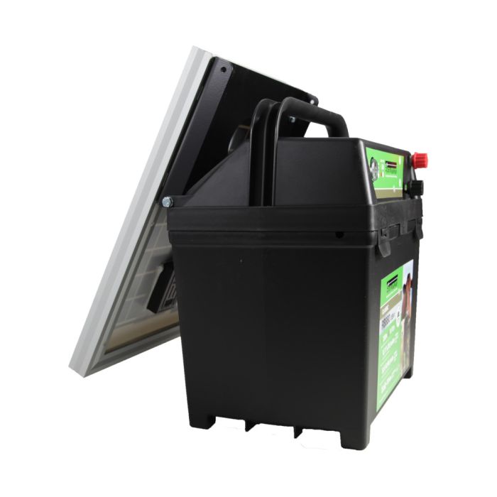 Poste mixte RB880 panneau solaire et batterie 12 V 75 Ah