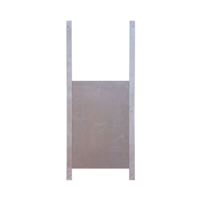 Glissière en aluminium + Trappe en aluminium 33*22cm