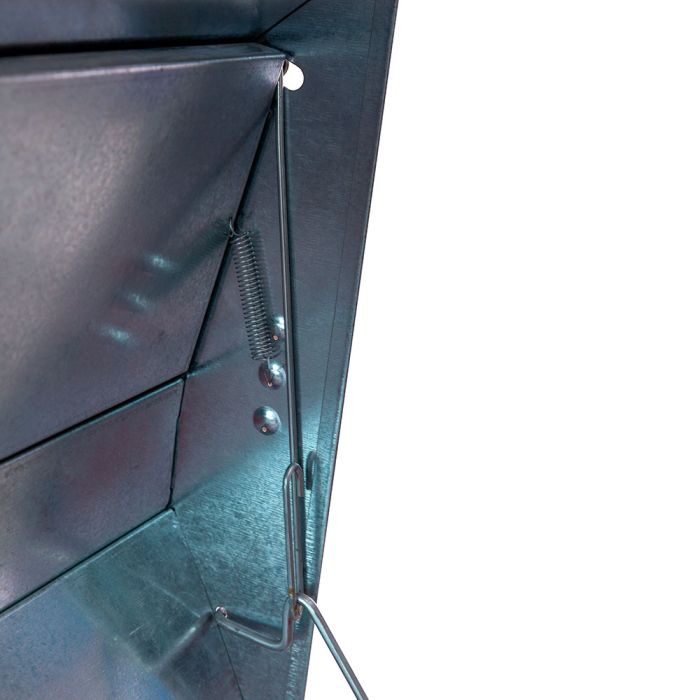 Mangeoire 2 côtés 50 kg pour 30 poules