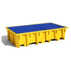 Bac de rétention 2 IBC 1330 L EMP