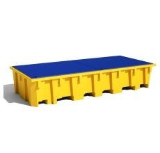 Bac de rétention pour 3 IBC 1650 L EMP